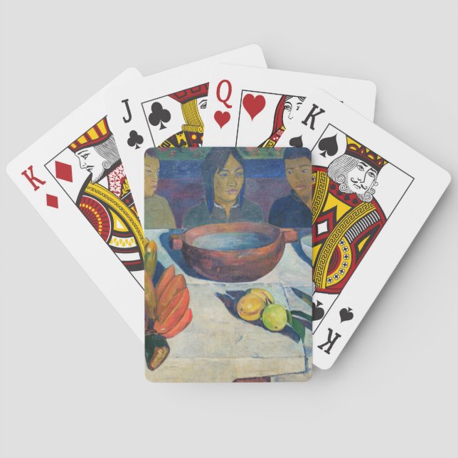 Paul Gauguin - The Meal / Bananas Playing Cards (Back)