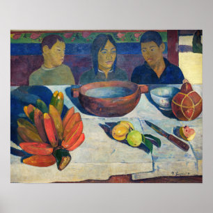 Paul Gauguin - The Meal / Bananas Poster