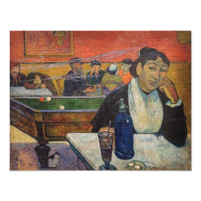 Paul Gauguin - The Night Cafe, Arles Photo Print (Front)