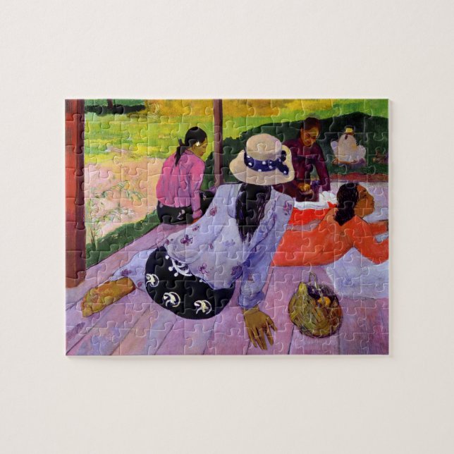 Paul Gauguin | The Siesta, 1891-2 (oil on canvas) Jigsaw Puzzle (Horizontal)
