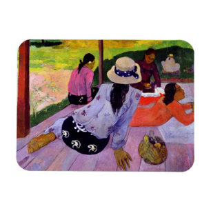Paul Gauguin The Siesta, 1891-2 (oil on canvas) Magnet