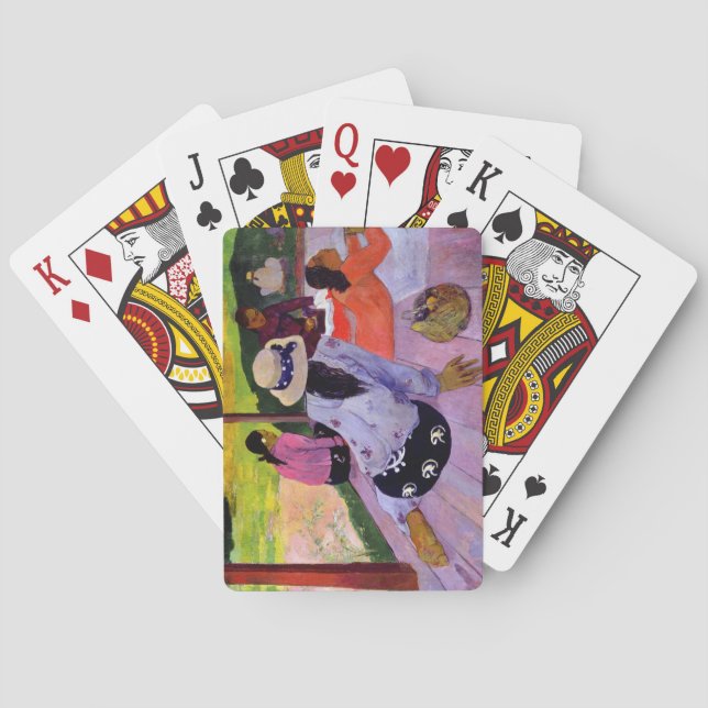 Paul Gauguin | The Siesta, 1891-2 (oil on canvas) Playing Cards (Back)