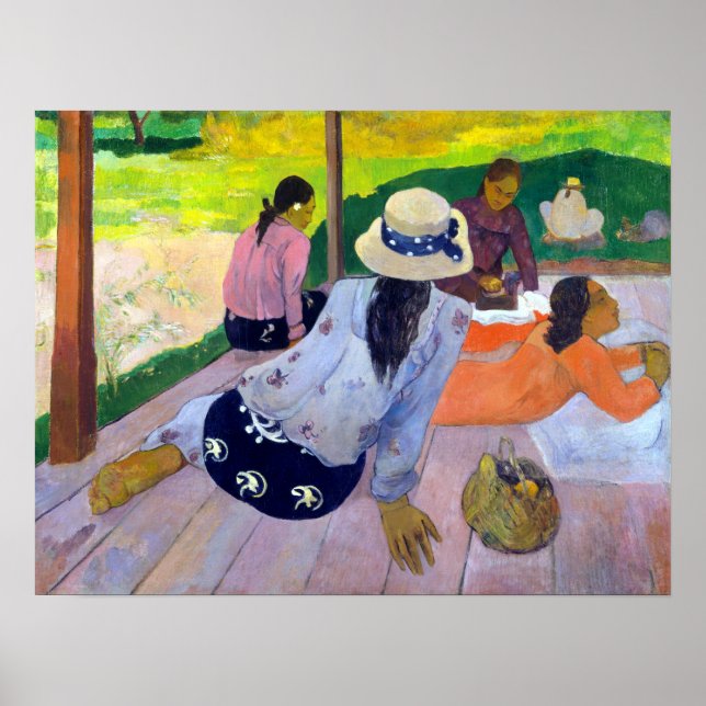 Paul Gauguin The Siesta Poster (Front)