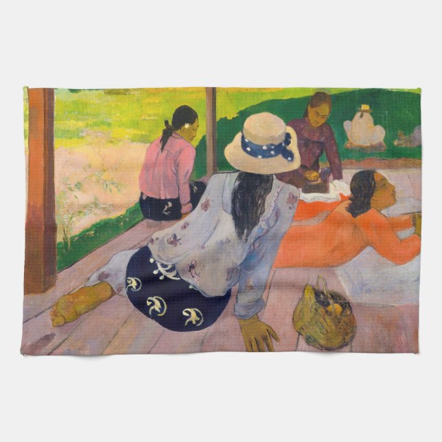 Paul Gauguin - The Siesta Tea Towel (Horizontal)