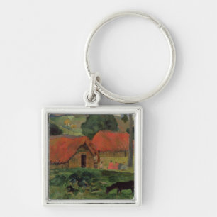 Paul Gauguin   The Three Huts, Tahiti, 1891-92 (oi Key Ring