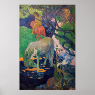 Paul Gauguin - The White Horse Poster