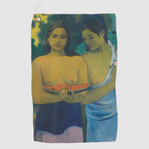 Paul Gauguin - Two Tahitian Women Golf Towel