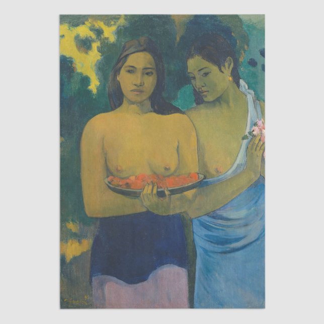 Paul Gauguin - Two Tahitian Women Tissue Paper (Creator Uploaded)