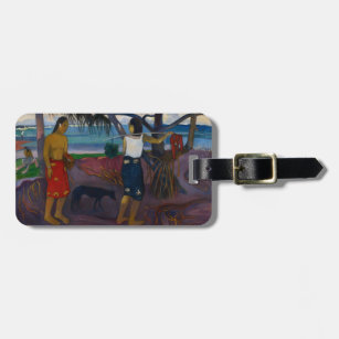 Paul Gauguin   Under the Pandanus, 1891 (oil on ca Luggage Tag