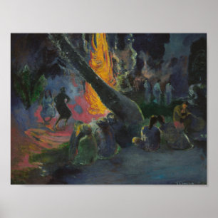 Paul Gauguin - Upa Upa (The Fire Dance) Poster