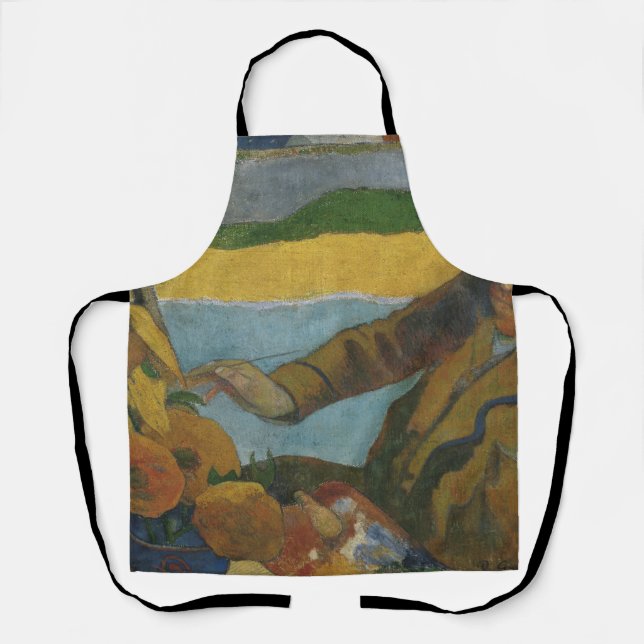 Paul Gauguin Vincent van Gogh painting sunflowers  Apron (Front)