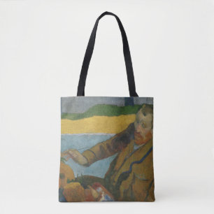 Paul Gauguin Vincent van Gogh painting sunflowers Tote Bag