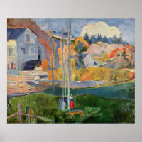 Paul Gauguin Vintage The David Mill in Pont-Aven
