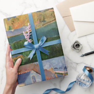 Paul Gauguin Vintage The David Mill in Pont-Aven W Wrapping Paper