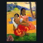 Paul Gauguin - When Will You Marry? Photo Print<br><div class="desc">Nafea faa ipoipo / When Will You Marry? / Quand te maries-tu ? - Paul Gauguin,  1892</div>