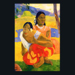 Paul Gauguin "When will you marry?" Poster<br><div class="desc">poster</div>