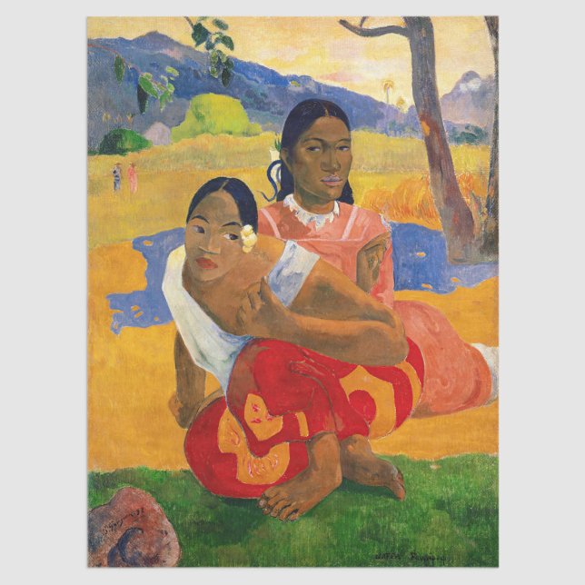 Paul Gauguin - When Will You Marry?  Tissue Paper (Creator Uploaded)