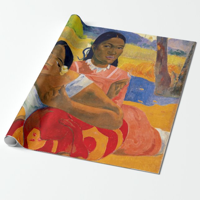 Paul Gauguin - When Will You Marry? Wrapping Paper (Unrolled)
