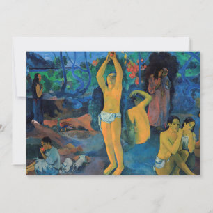 Paul Gauguin - Where Do We Come From? Invitation