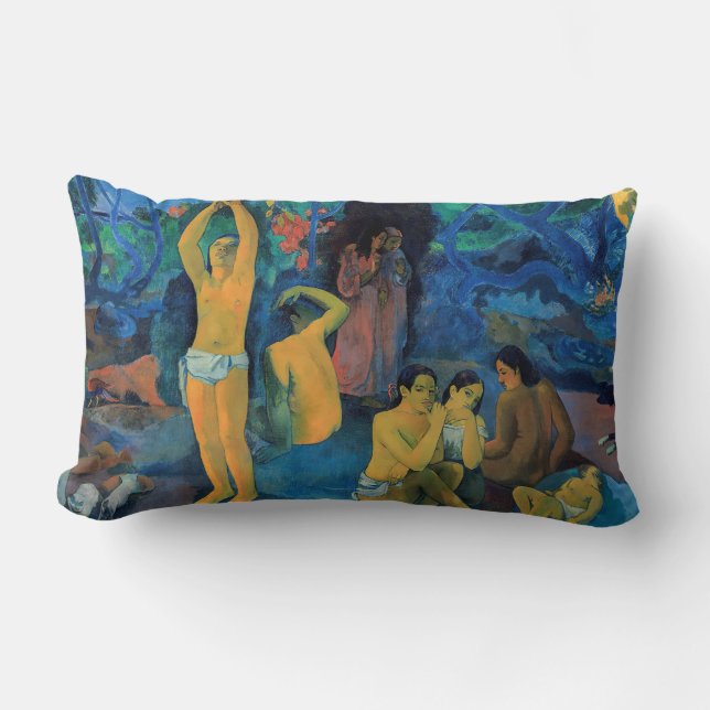 Paul Gauguin - Where Do We Come From? Lumbar Cushion (Front)
