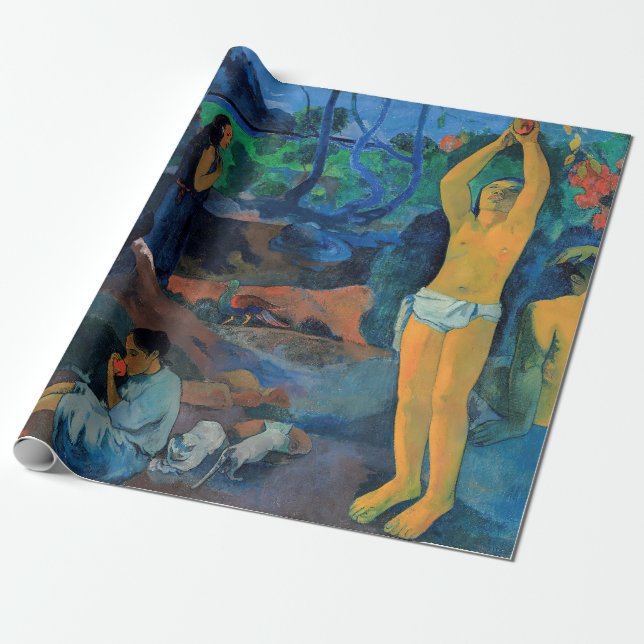Paul Gauguin - Where Do We Come From? Wrapping Paper (Unrolled)