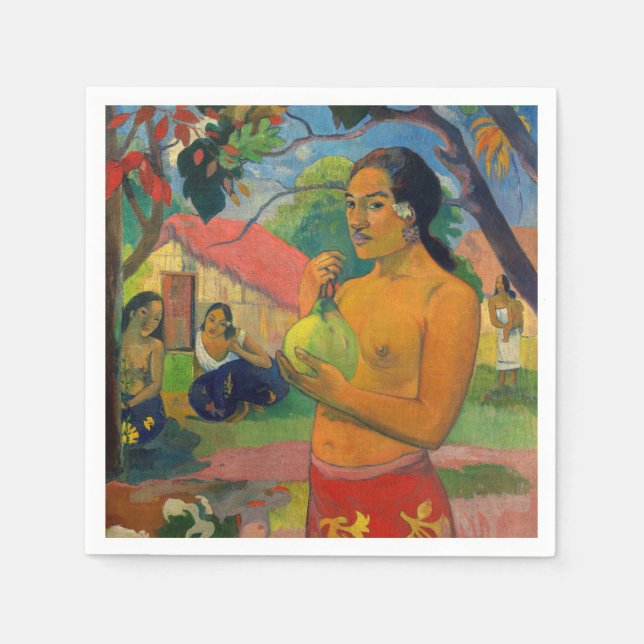 Paul Gauguin - Woman Holding a Fruit Napkin (Front)