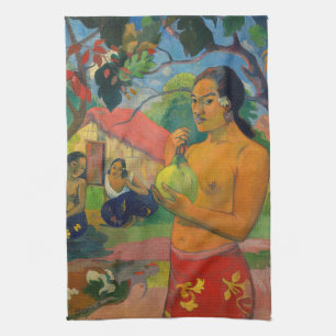 Paul Gauguin - Woman Holding a Fruit Tea Towel