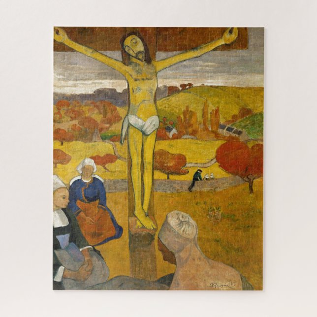 Paul Gauguin Yellow Christ Painting Jigsaw Puzzle (Vertical)