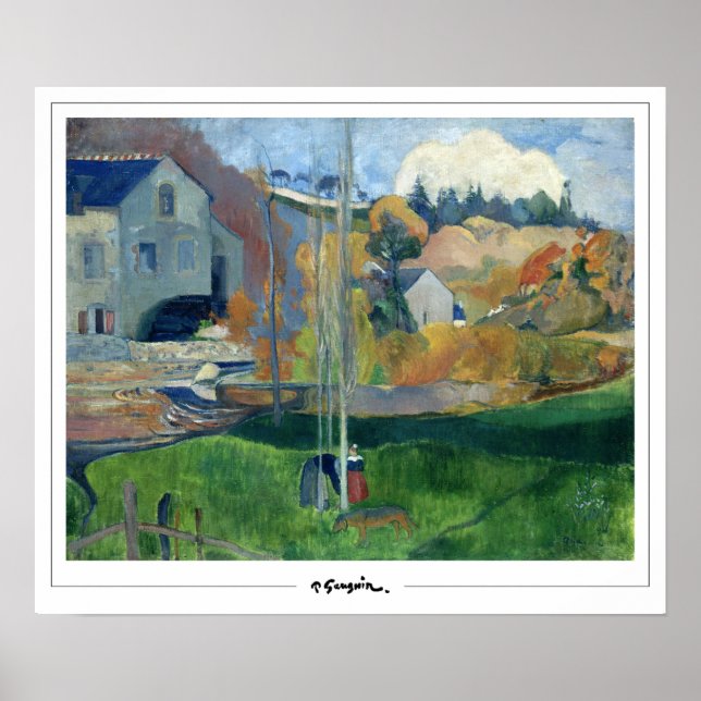 Paul Gauguin Zedign Art Poster #212 (Front)