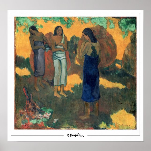 Paul Gauguin Zedign Art Poster #93 (Front)