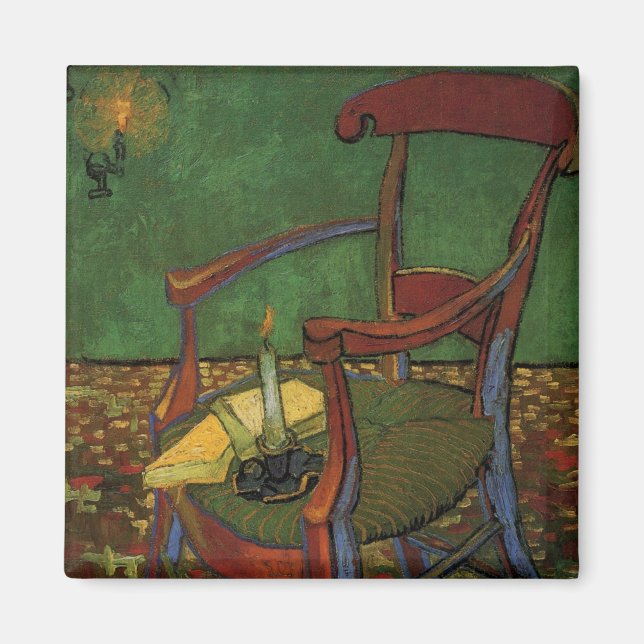 Paul Gauguin's Armchair by Vincent van Gogh Magnet (Front)