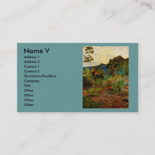 Paul Gauguin's Martinique Landscape (1887) Business Card