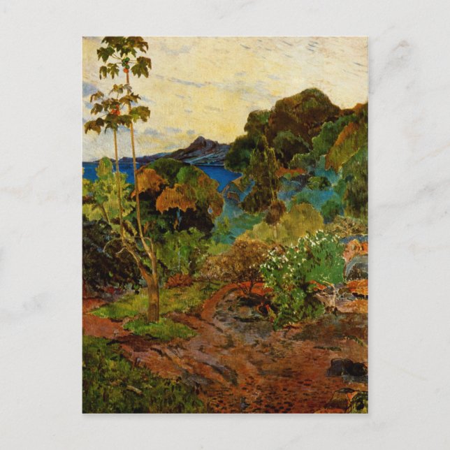 Paul Gauguin's Martinique Landscape (1887) Postcard (Front)