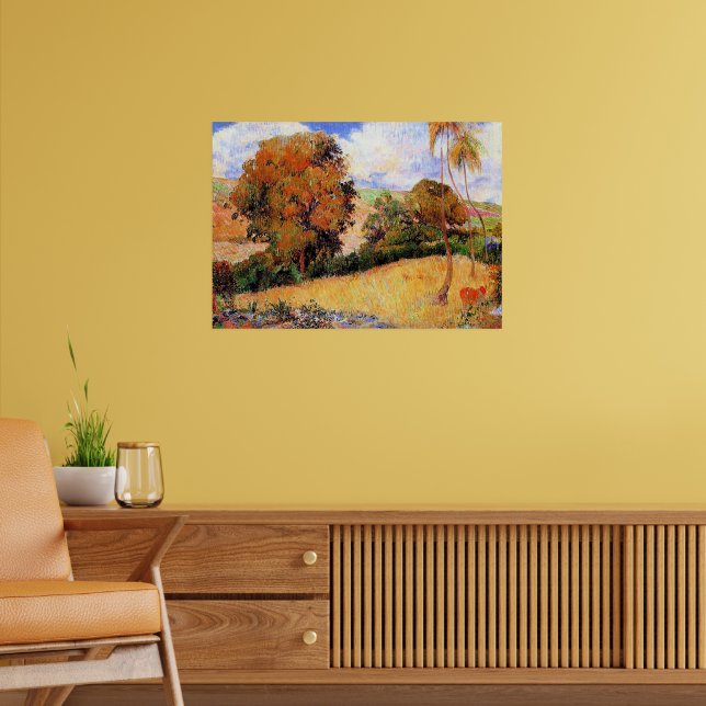 Paul Gauguin's painting, Meadow in Martinique, Poster (Living Room 2)