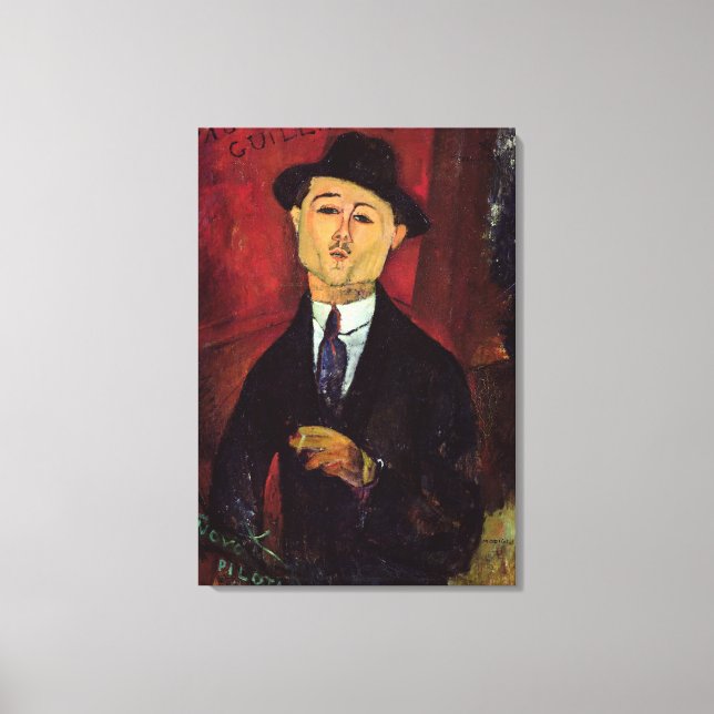 Paul Guillaume  Novo Pilota, 1915 Canvas Print (Front)