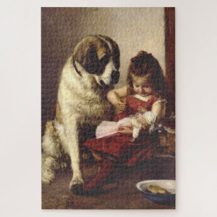 Paul Hermann Wagner: Best Friends Victorian Art Jigsaw Puzzle