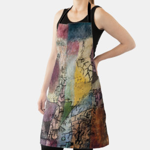 Paul Klee Abstract Art Cubism Apron