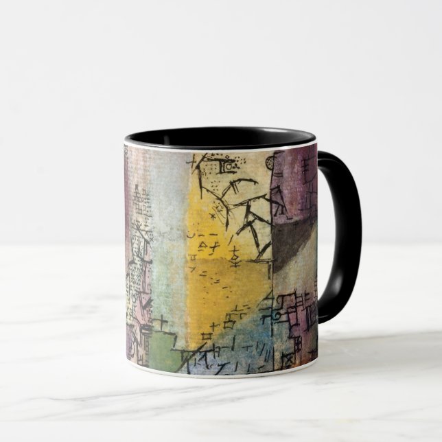 Paul Klee Abstract Art Cubism  Mug (Front Right)