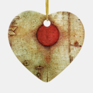 Paul Klee Ad Marginem Painting Ceramic Tree Decoration