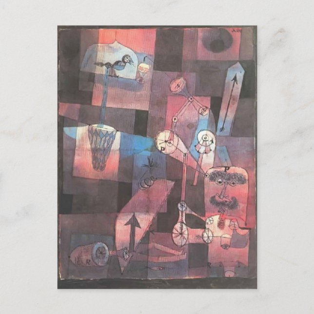 Paul Klee- Analysis of diverse perversities Postcard (Front)