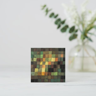 Paul Klee ancient sound Square Business Card
