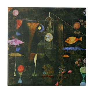 Paul Klee art: Fish Magic, famous Klee painting Tile