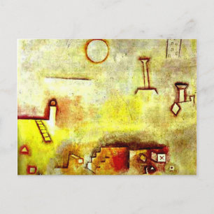 Paul Klee art: Reconstructing Postcard