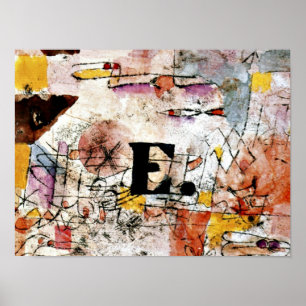 Paul Klee art - Waterfowl - Duck, 1919 Poster