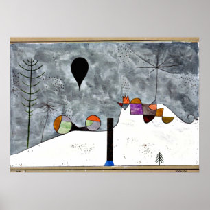 Paul Klee art: Winter Painting Poster
