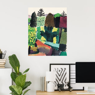 Paul Klee artwork, Park, Poster