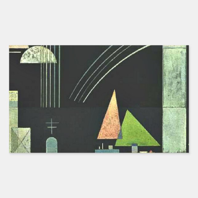 Paul Klee — At Rest, Rectangular Sticker (Front)