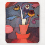 Paul Klee, Autumn Flower, Mouse Pad<br><div class="desc">Autumn Flower, abstract artwork by Paul Klee.</div>