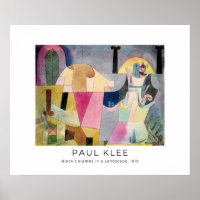 Paul Klee, Black Columns in a Landscape - Fine Art