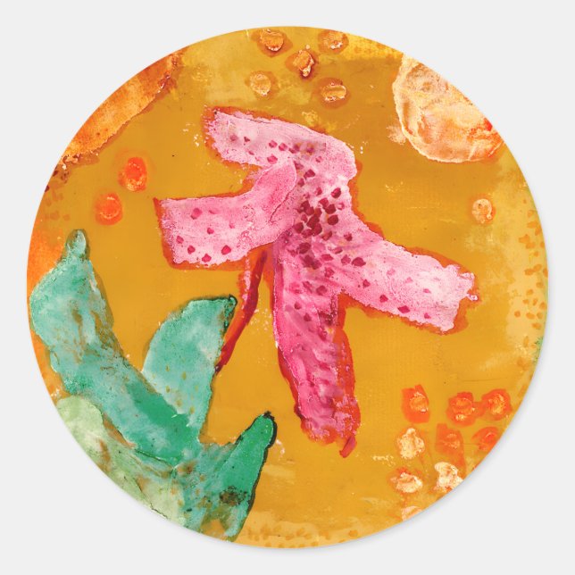 Paul Klee - Blute, Classic Round Sticker (Front)